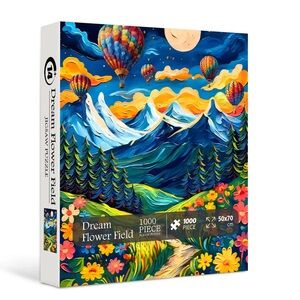 Dream Flower Field 1000-piece jigsaw puzzle